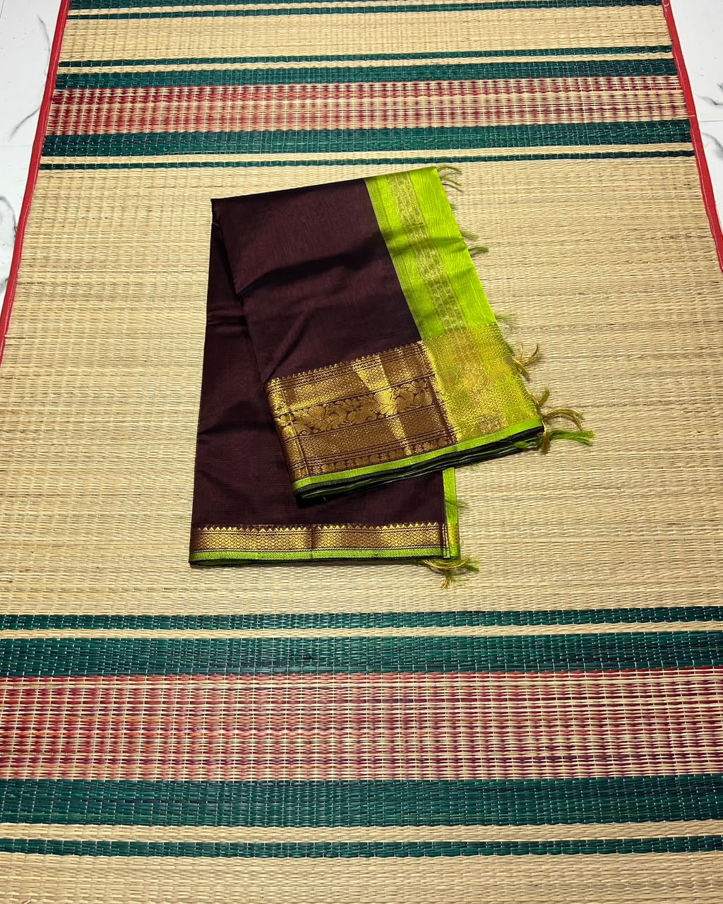 Handloom mangalagiri silk cotton saree - MS302