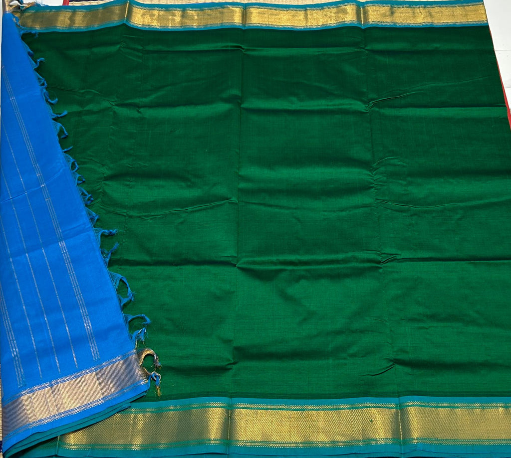 Handloom semi silk cotton saree - MS030