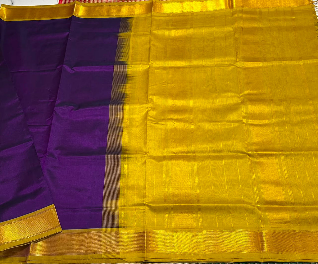 Handloom simple silk cotton saree - MS252