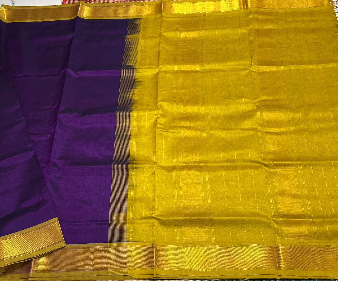 Handloom simple silk cotton saree - MS252