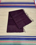 Handloom border less silk cotton saree - MS038