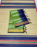 Handloom silk cotton saree with buttas - MS250