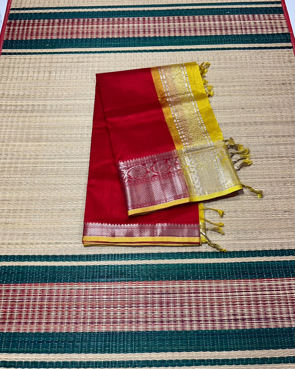 Handloom mangalagiri silk cotton saree - MS281