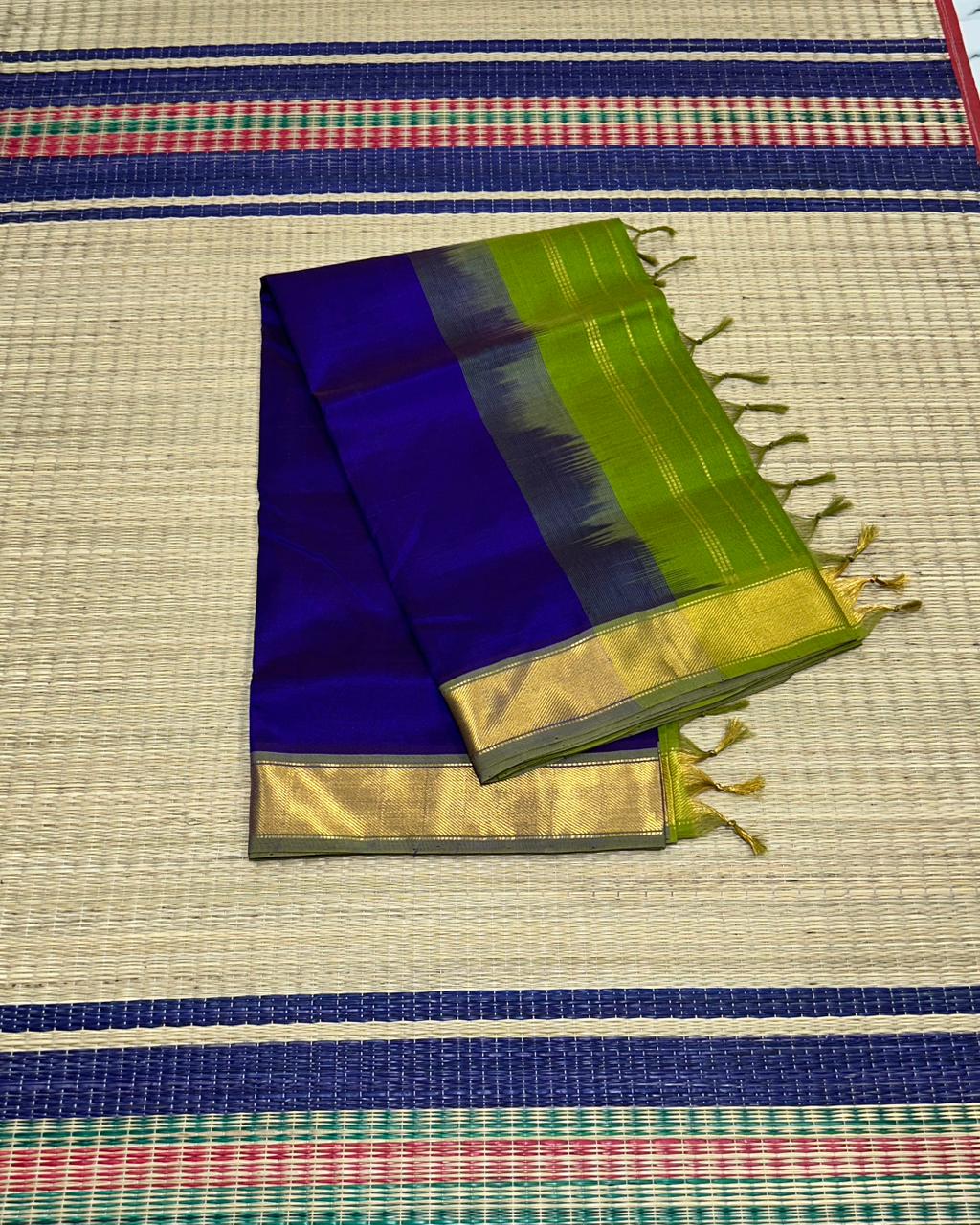 Handloom simple silk cotton saree - MS210