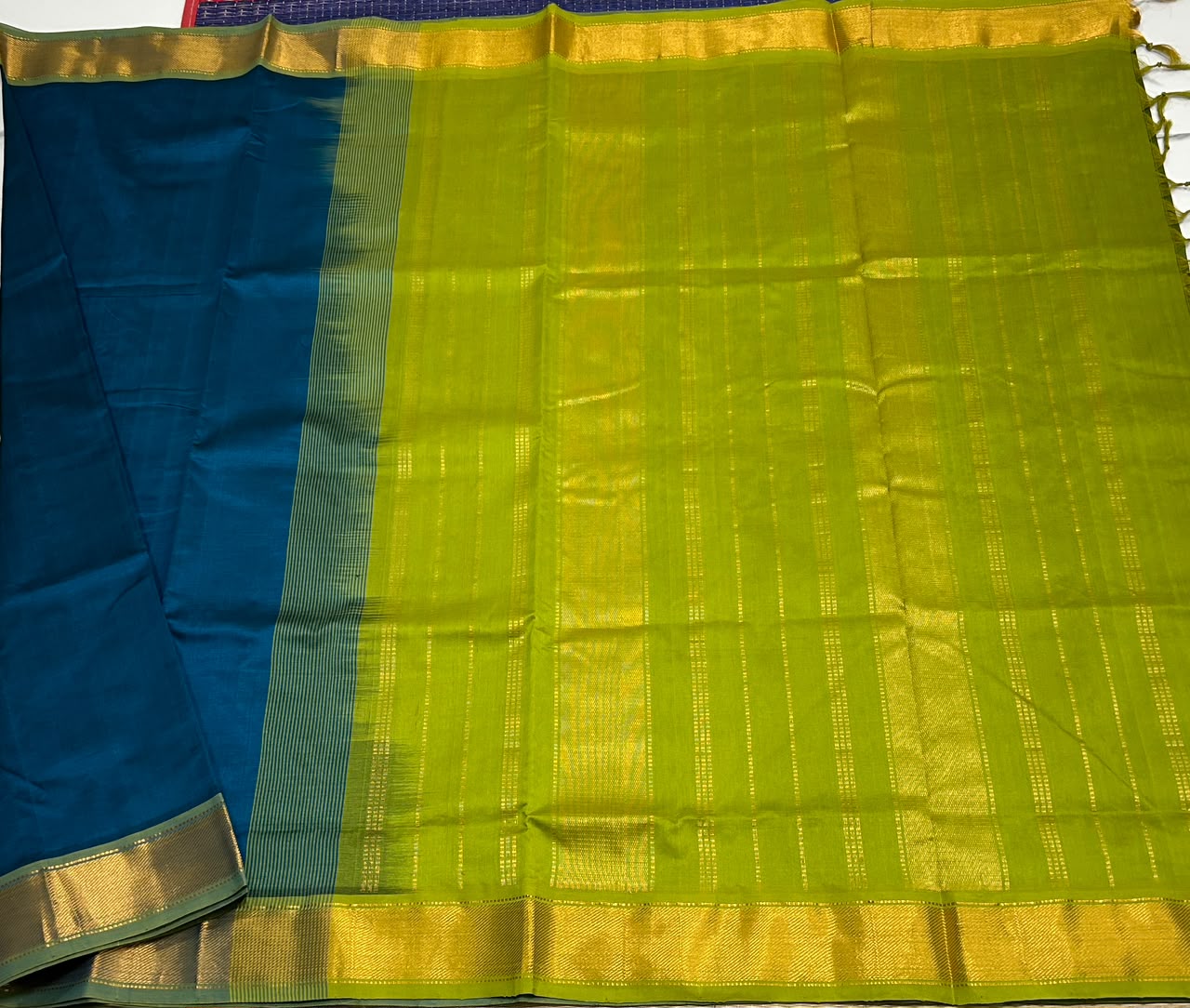 Handloom semi silk cotton saree - MS231
