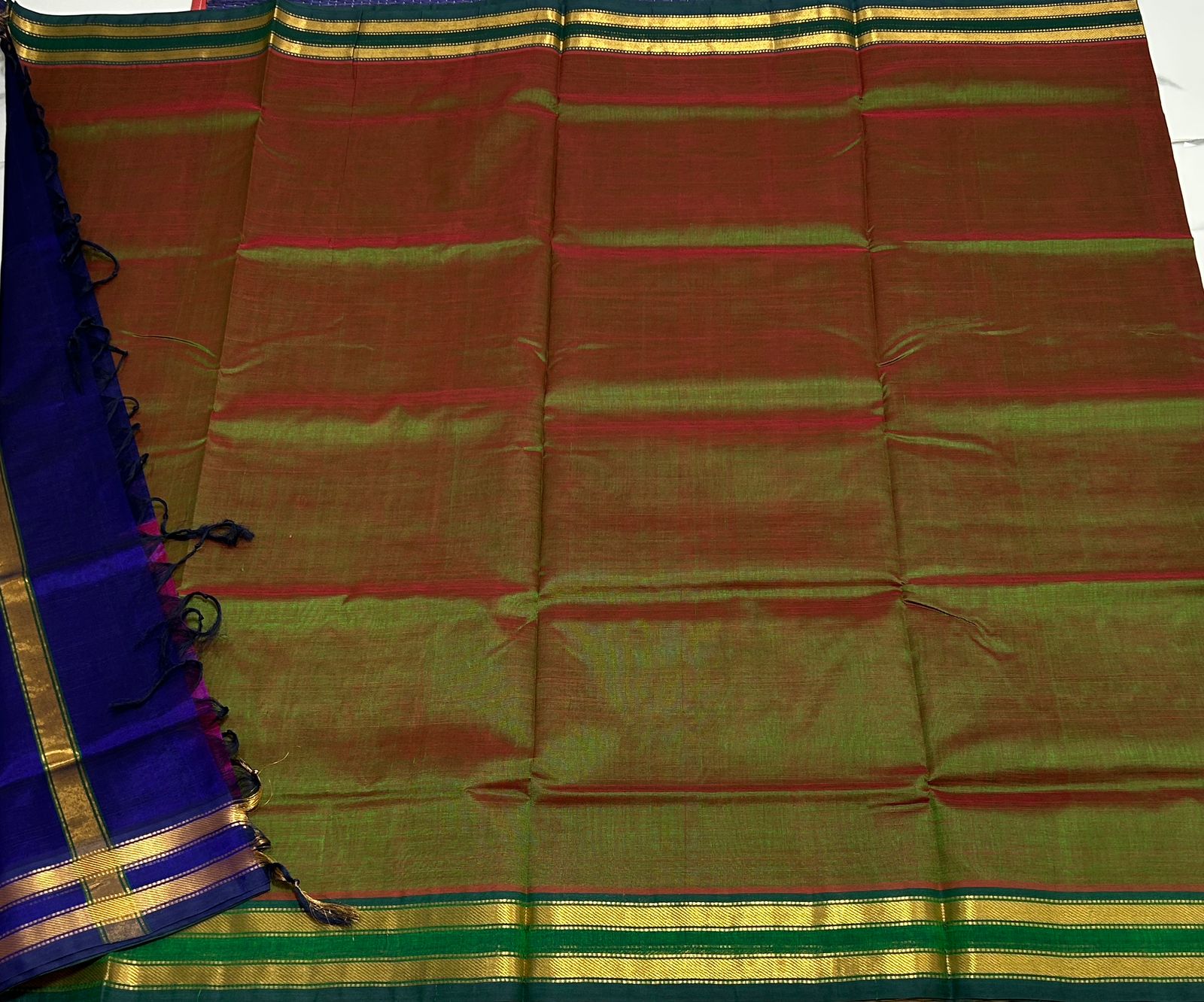 Handloom silk cotton saree - MS095