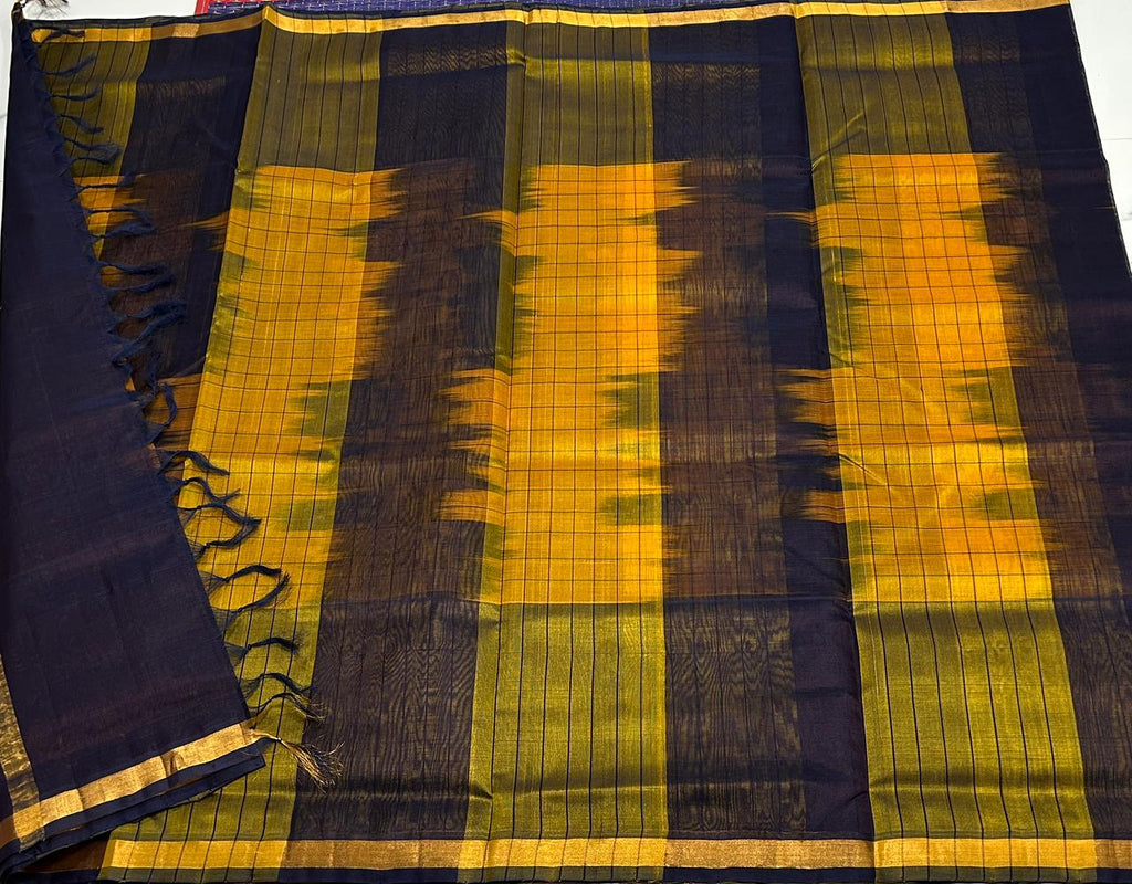 Handloom silk cotton saree - MS163
