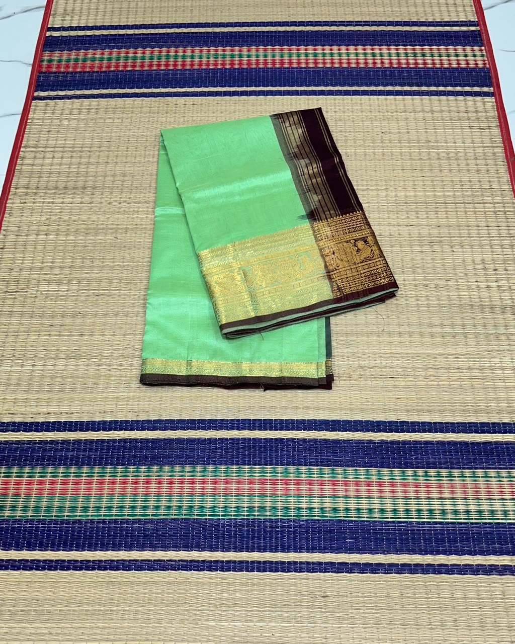 Handloom mangalagiri silk cotton saree - MS238