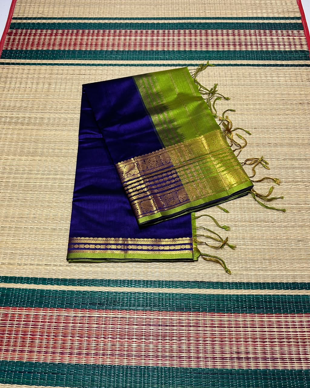 Handloom mangalagiri silk cotton saree - MS268