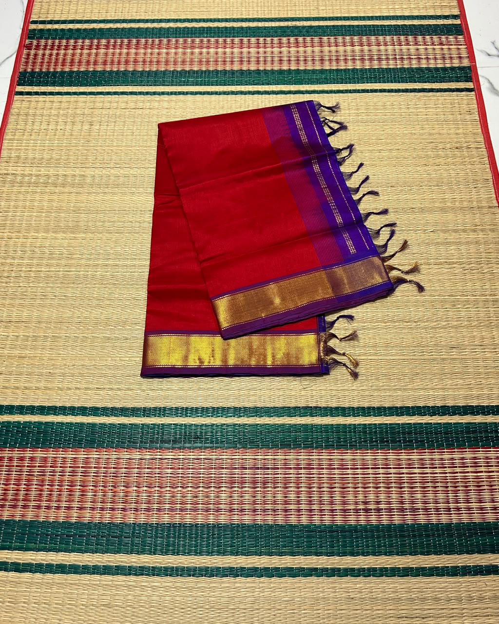 Handloom simple silk cotton saree - MS313
