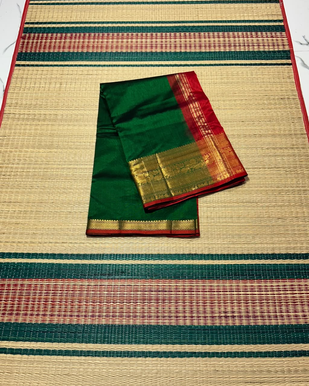 Handloom mangalagiri silk cotton saree - MS304