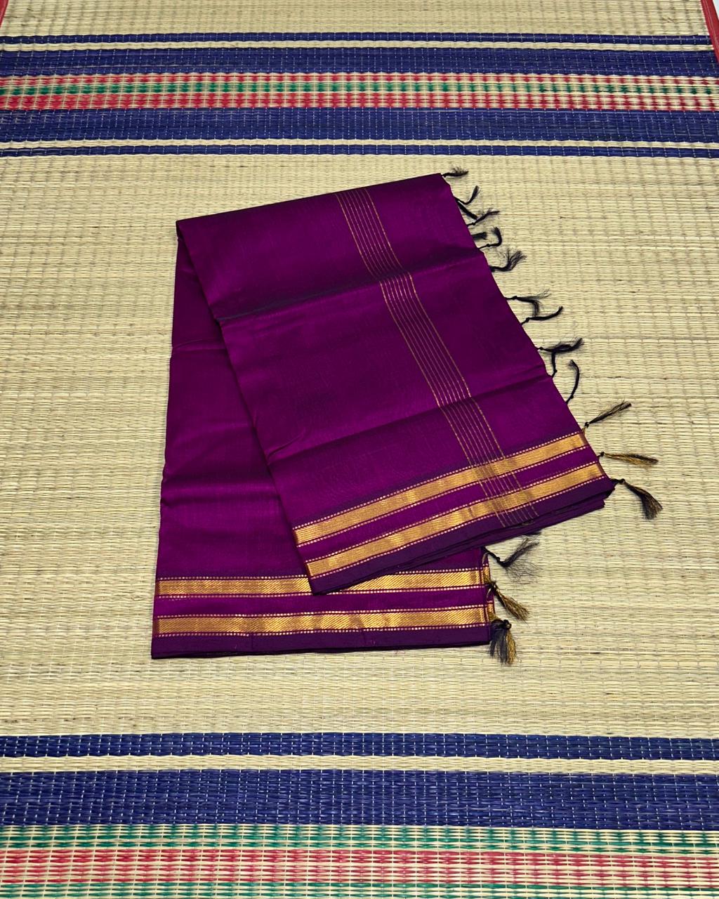 Handloom silk cotton saree - MS120