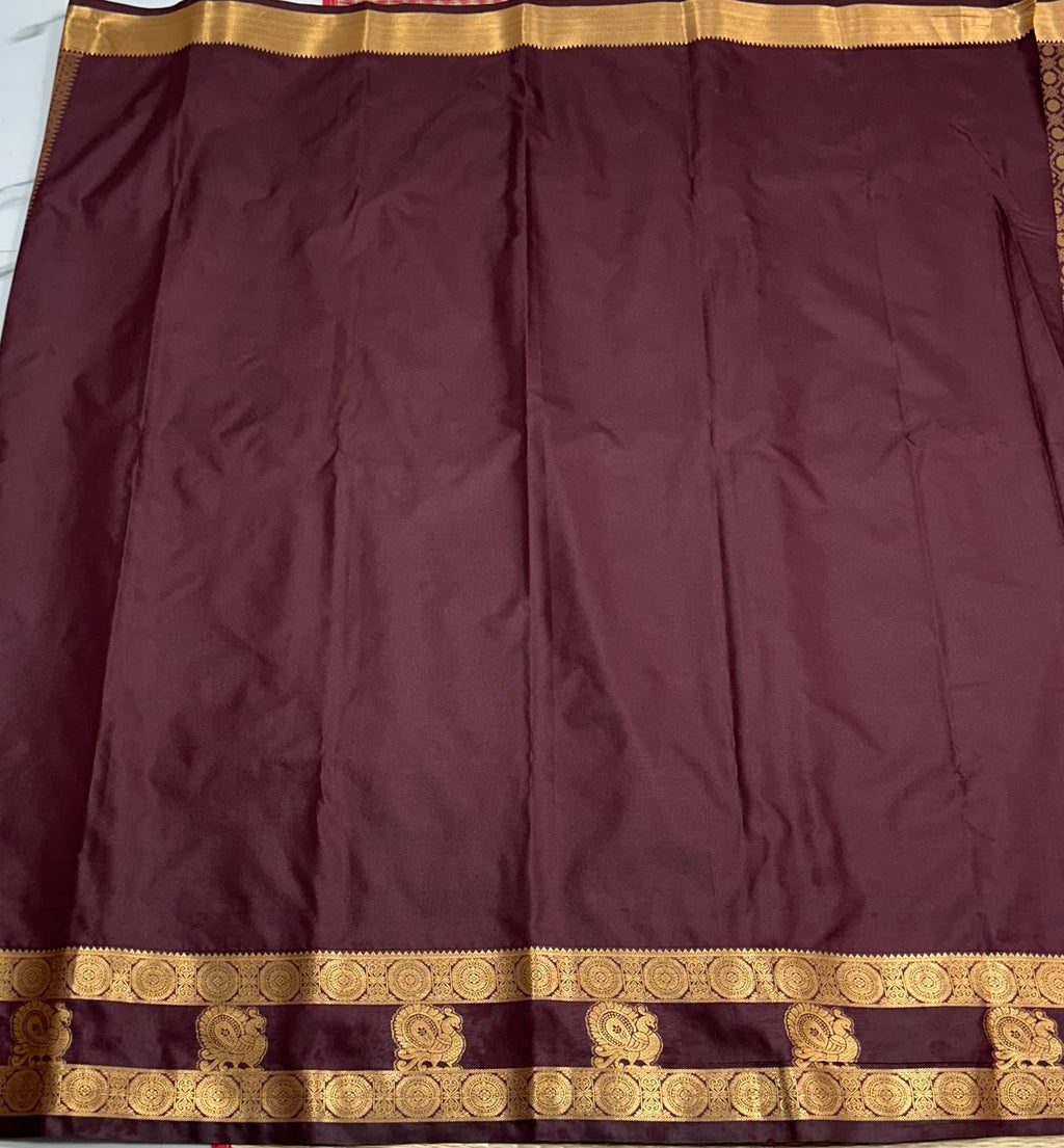 Semi Kanchi silk saree - MS385