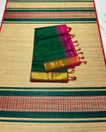 Handloom semi silk cotton saree - MS323