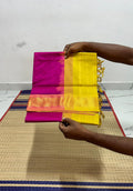 Handloom semi silk cotton saree - MS026