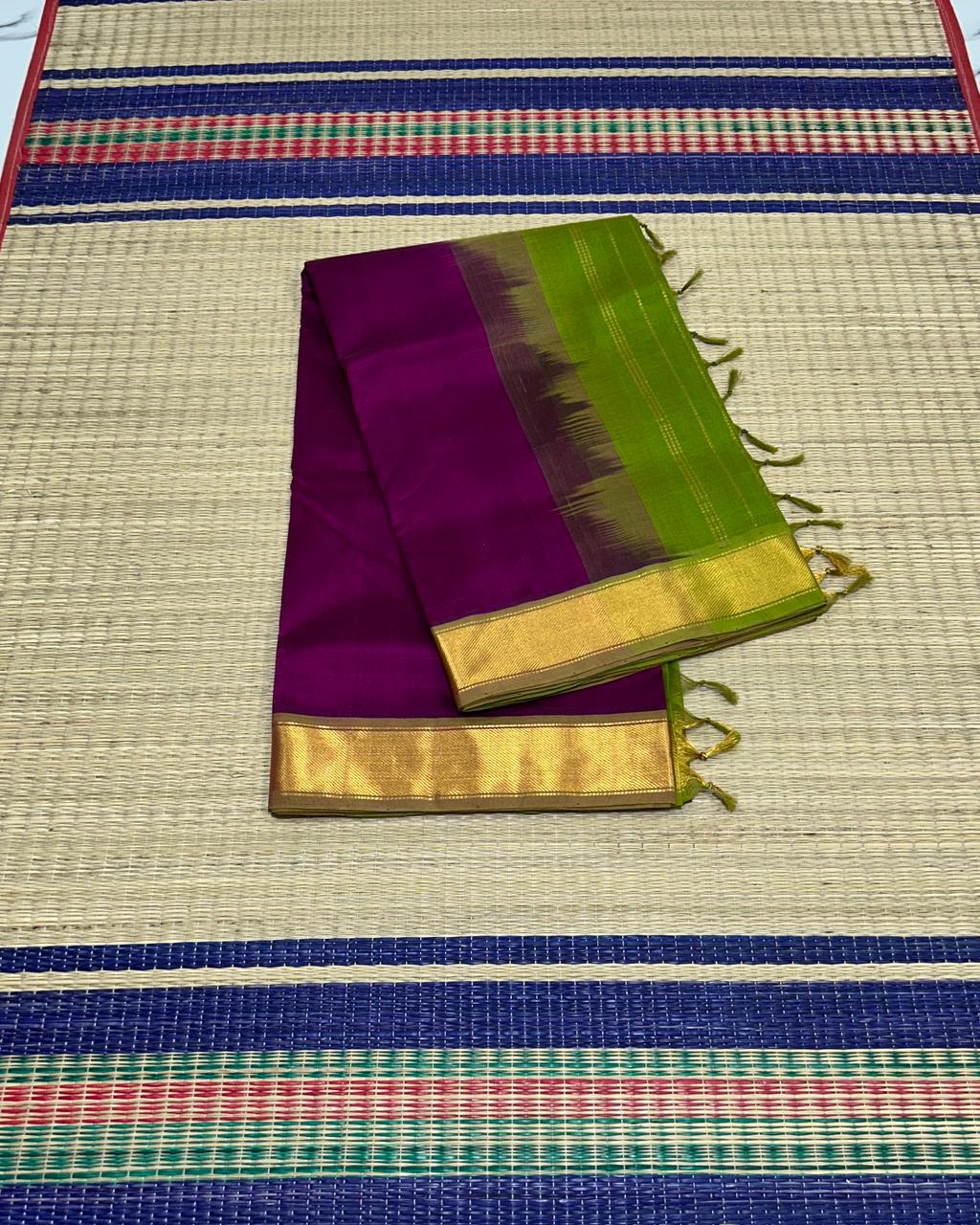 Handloom simple silk cotton saree - MS211