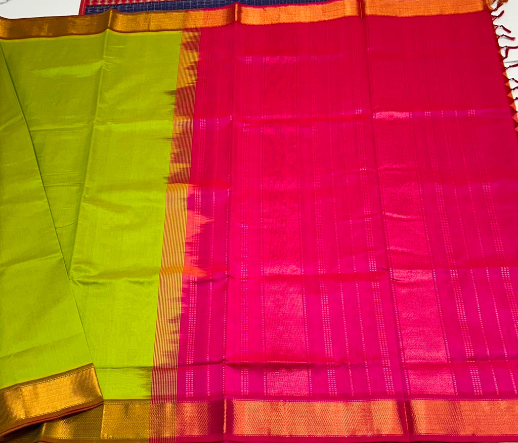 Handloom semi silk cotton saree - MS230
