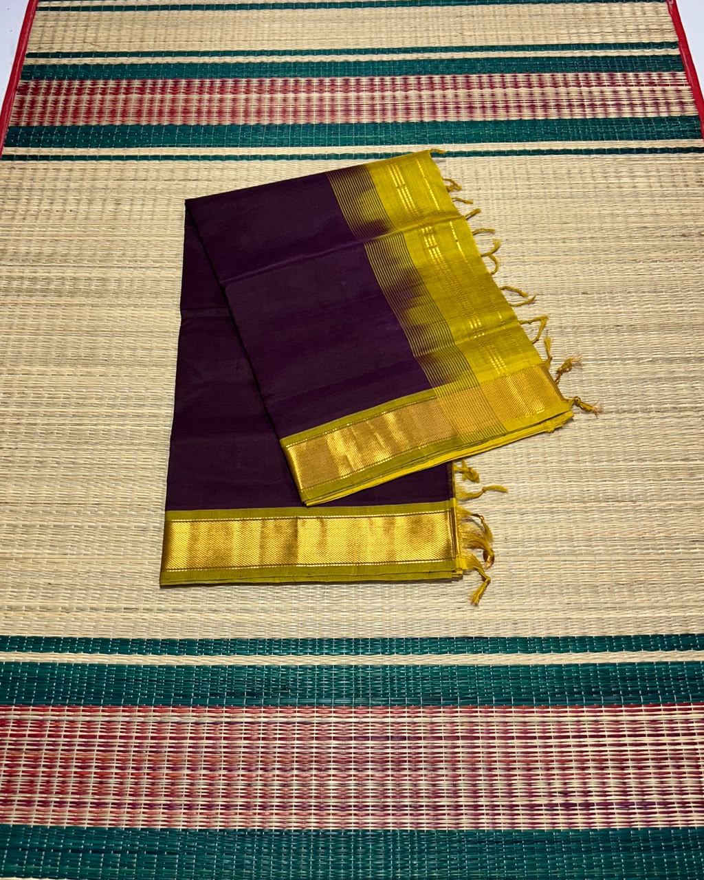 Handloom simple silk cotton saree - MS253