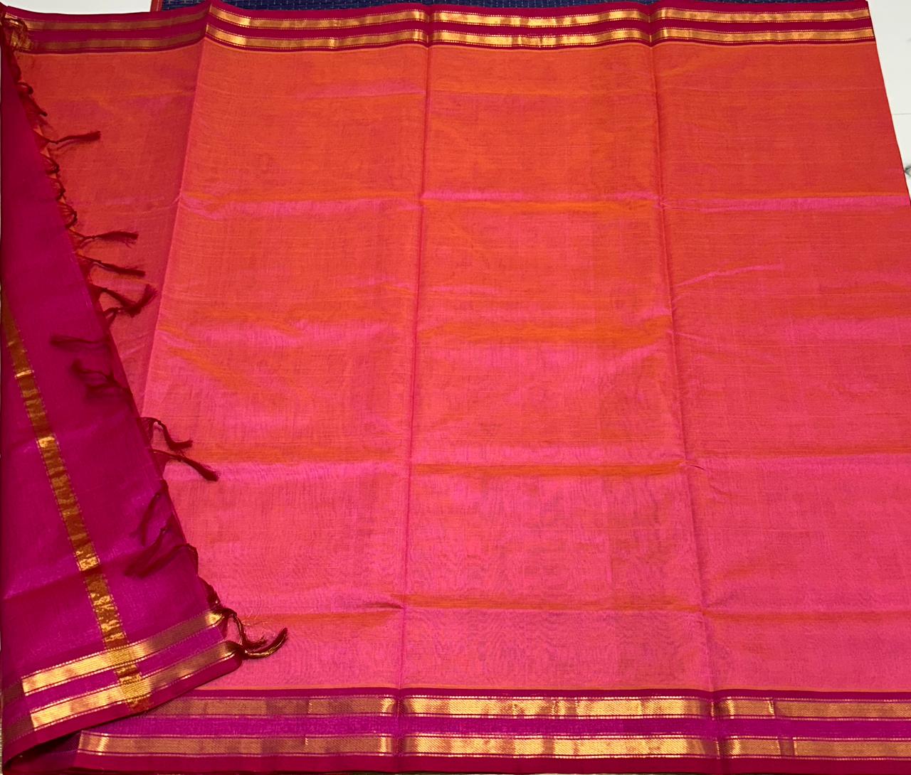 Handloom silk cotton saree - MS074