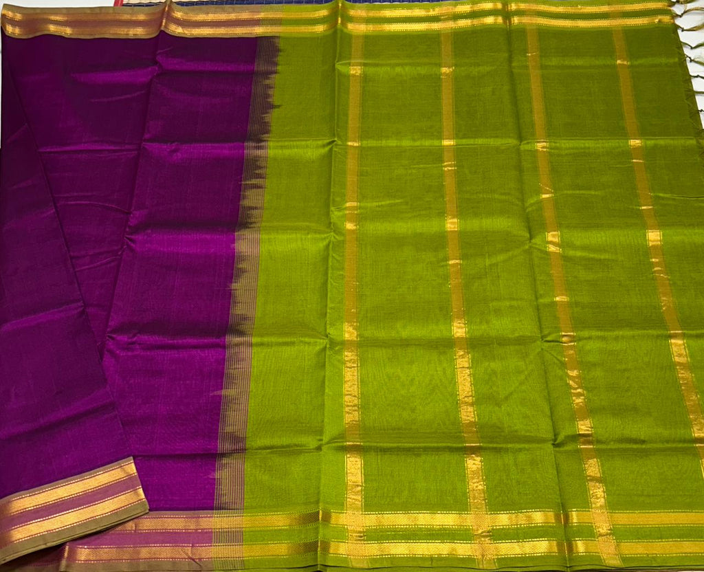 Handloom silk cotton saree - MS113