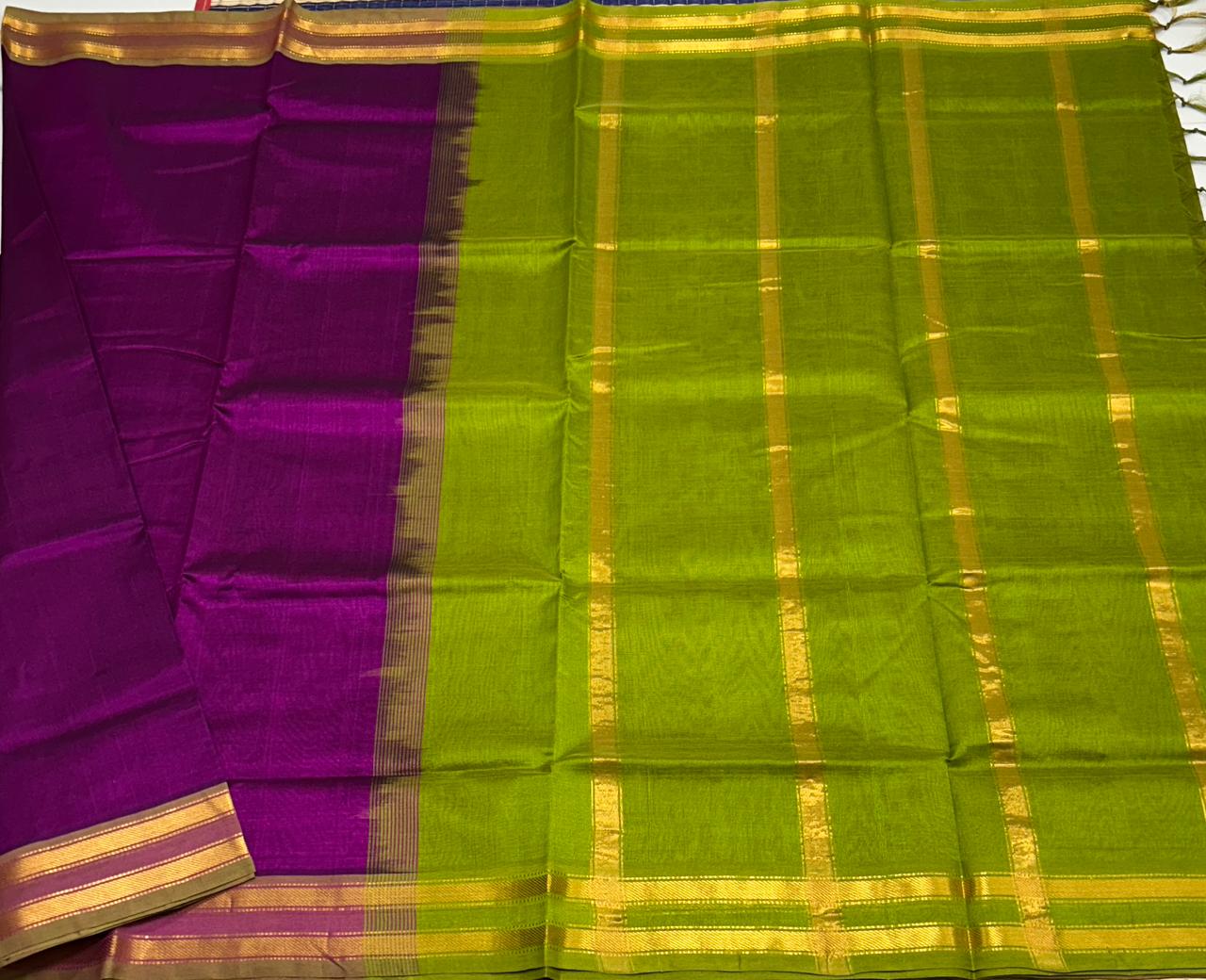 Handloom silk cotton saree - MS113