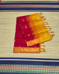 Handloom silk cotton saree with buttas - MS182