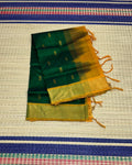 Handloom silk cotton saree with buttas - MS171