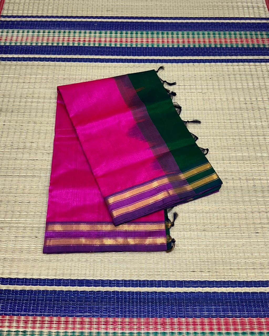 Handloom silk cotton saree - MS139