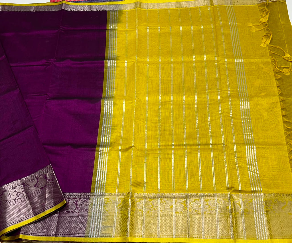 Handloom mangalagiri silk cotton saree - MS276