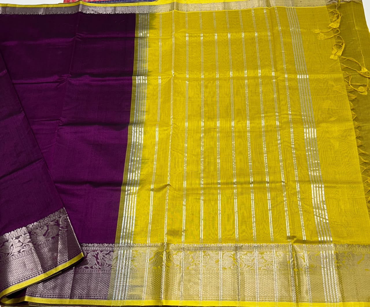 Handloom mangalagiri silk cotton saree - MS276