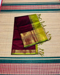 Handloom mangalagiri silk cotton saree - MS264
