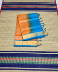 Handloom silk cotton saree with buttas - MS226