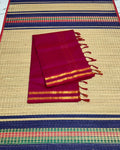 Handloom silk cotton saree - MS221