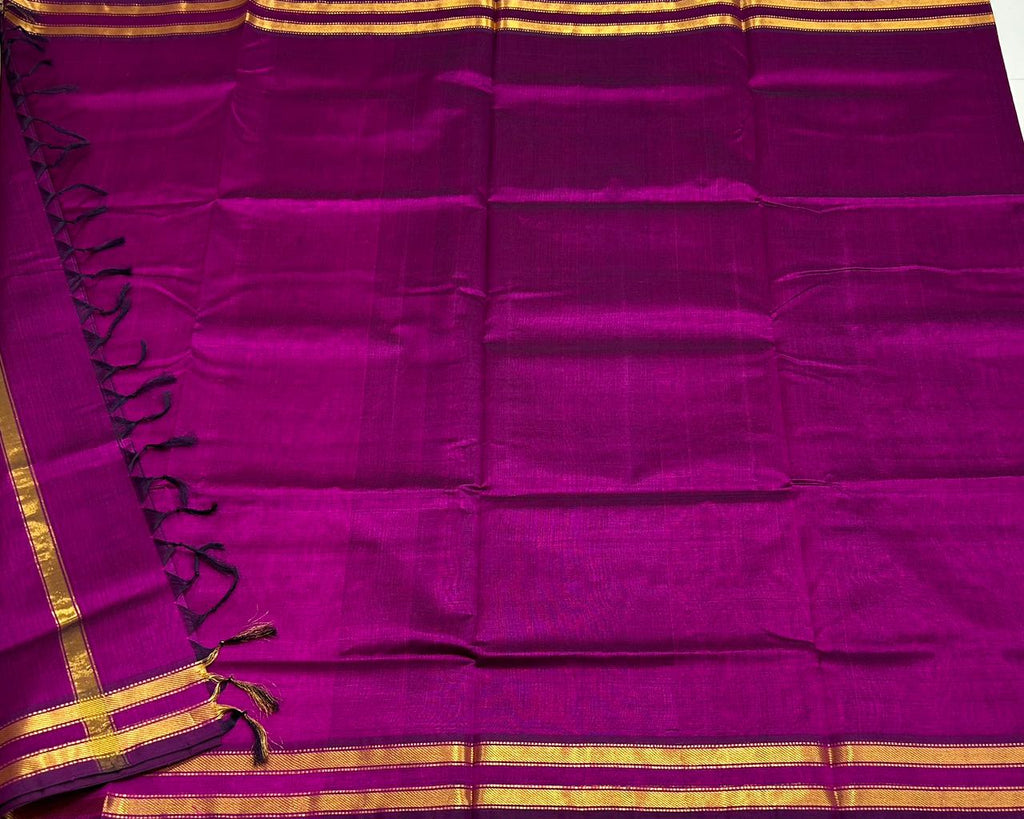 Handloom silk cotton saree - MS120