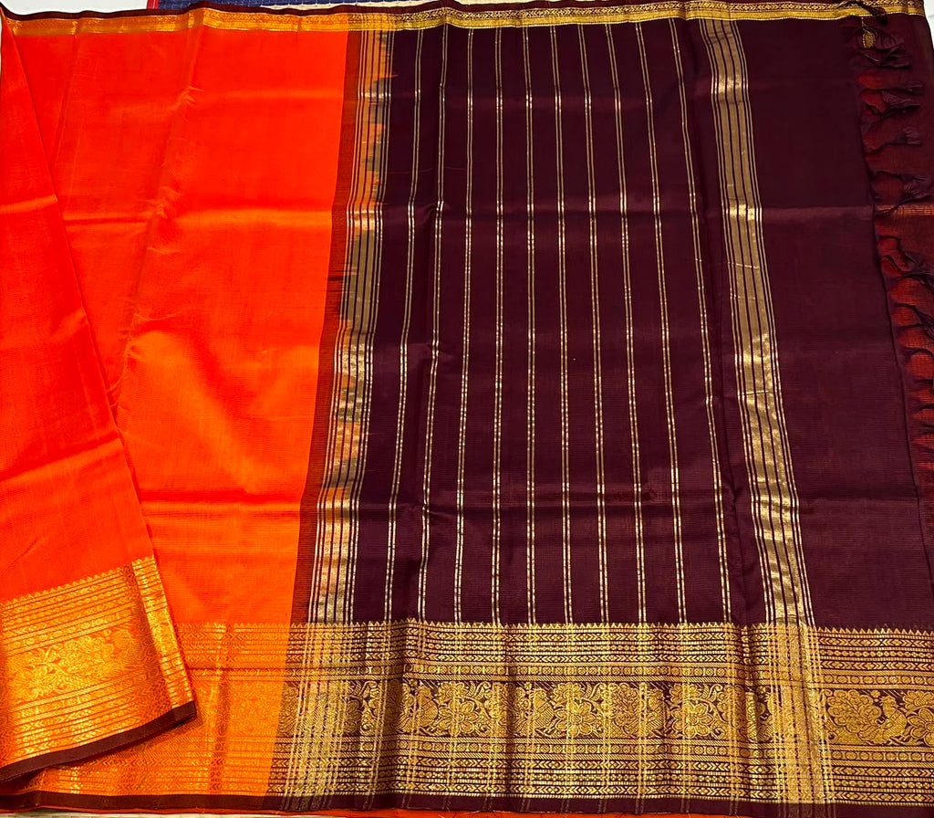 Handloom mangalagiri silk cotton saree - MS239