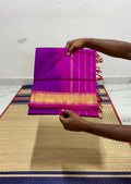 Handloom semi silk cotton saree - MS027