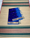 Handloom silk cotton saree with buttas - MS391