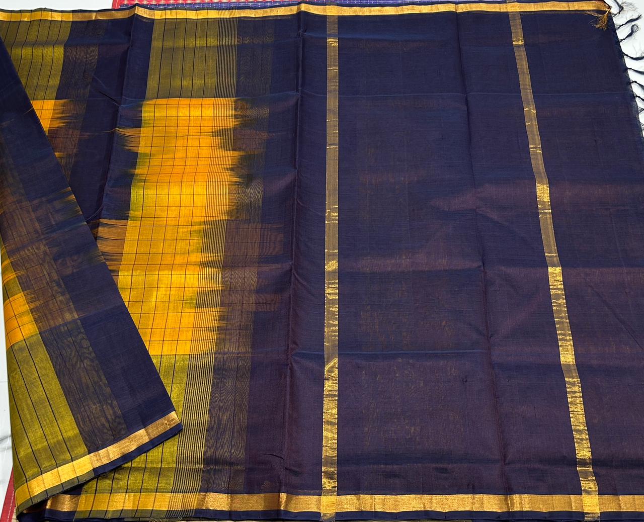Handloom silk cotton saree - MS163