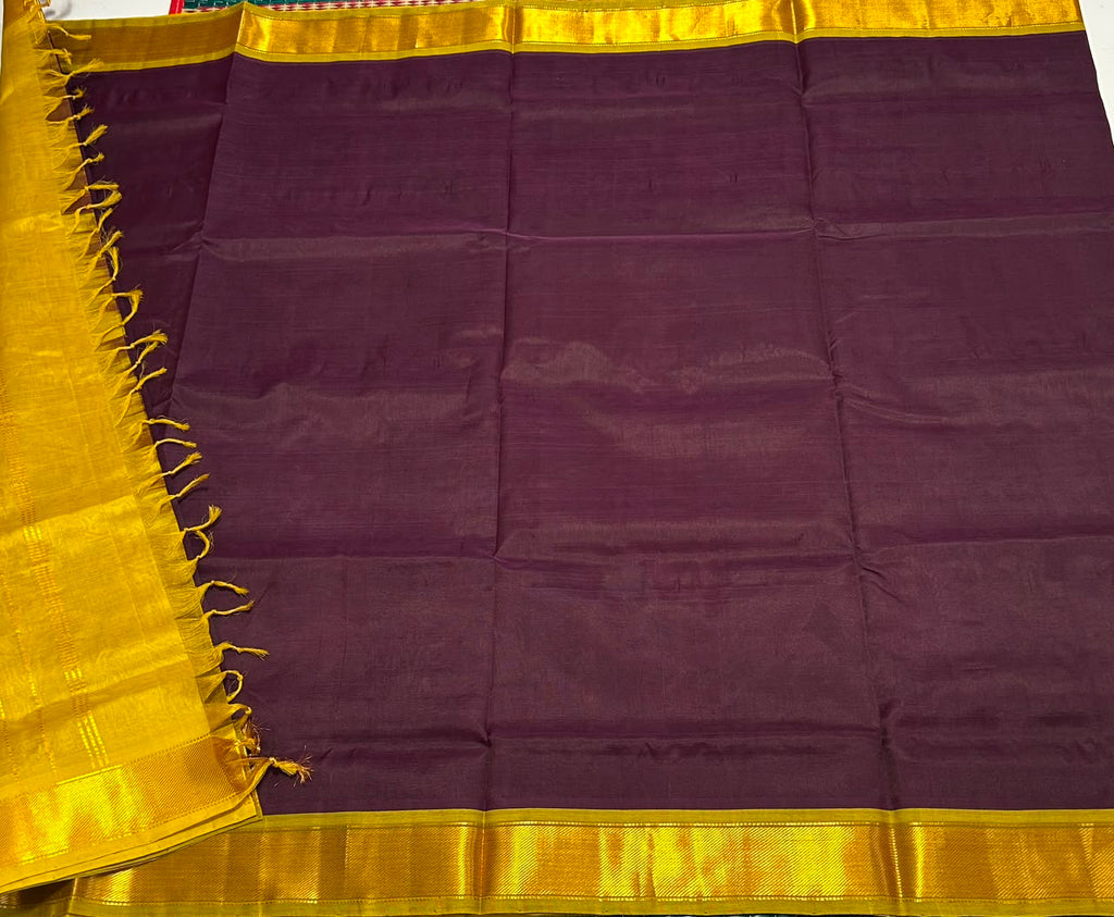 Handloom simple silk cotton saree - MS253