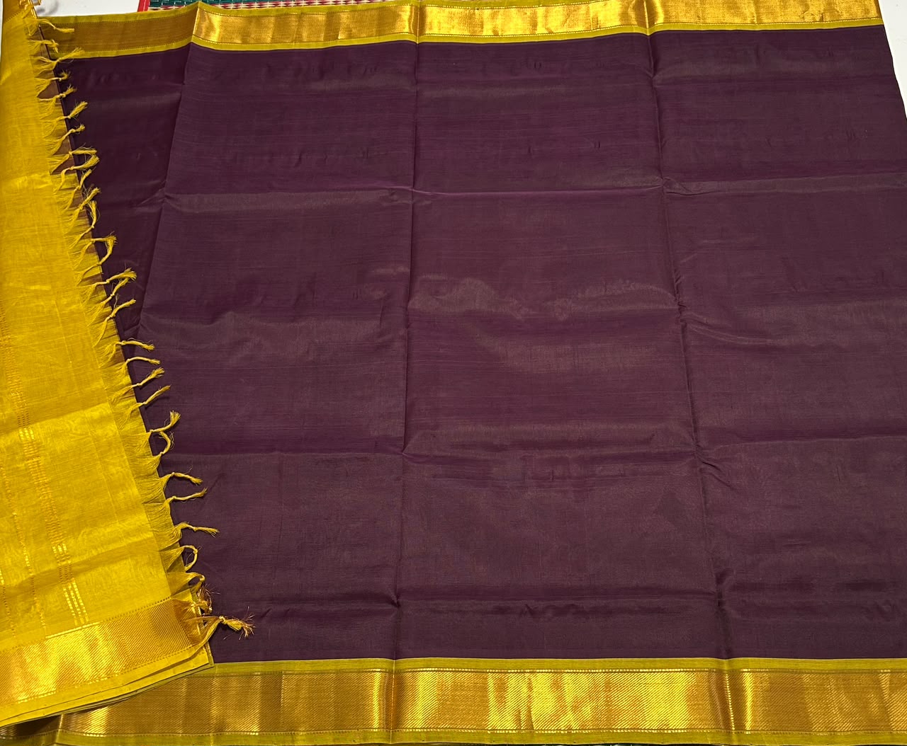 Handloom simple silk cotton saree - MS253
