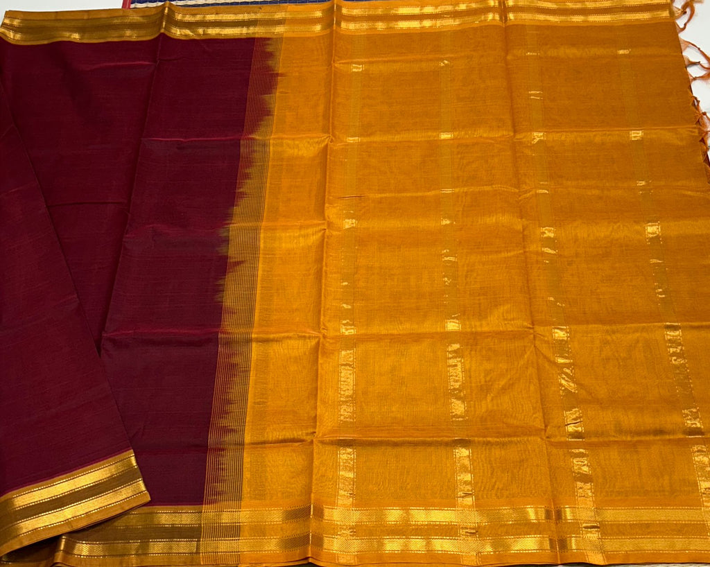 Handloom silk cotton saree - MS106