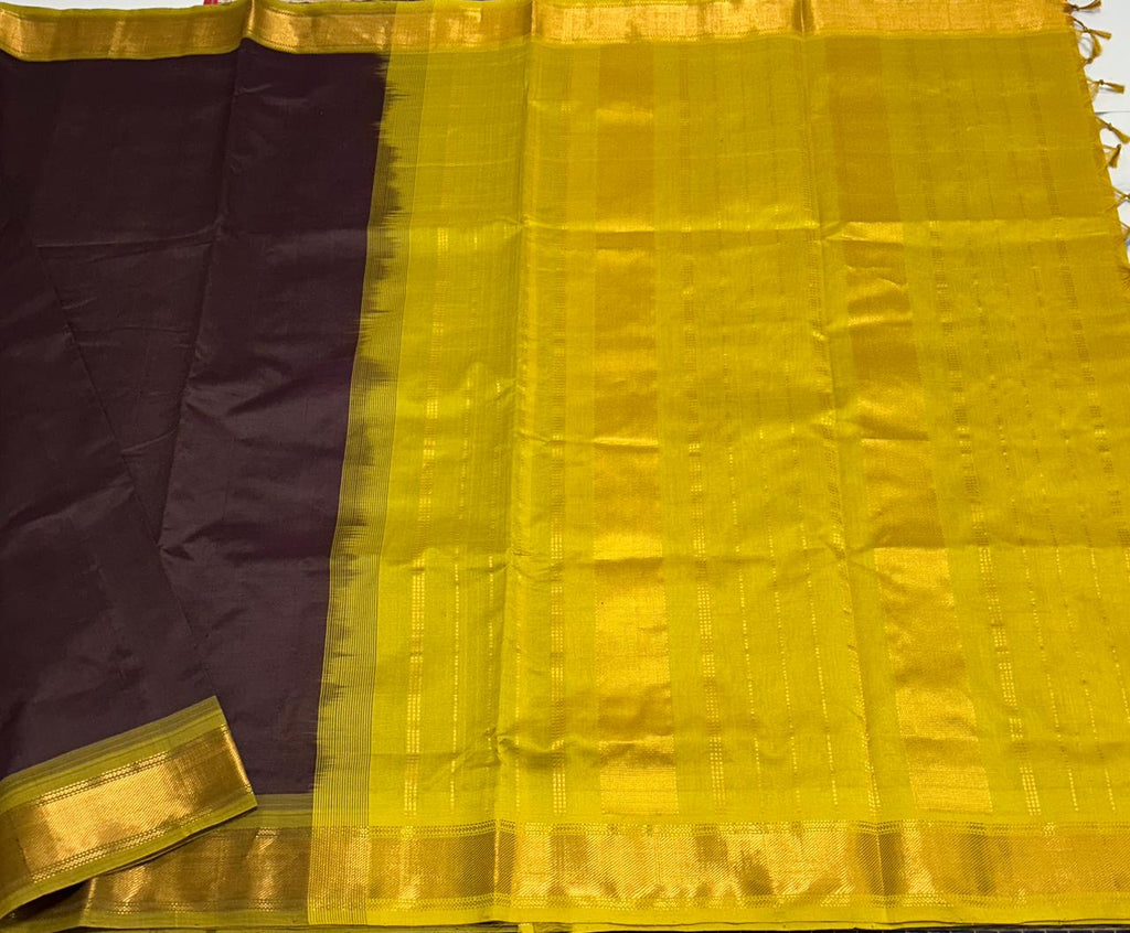 Handloom semi silk cotton saree - MS101