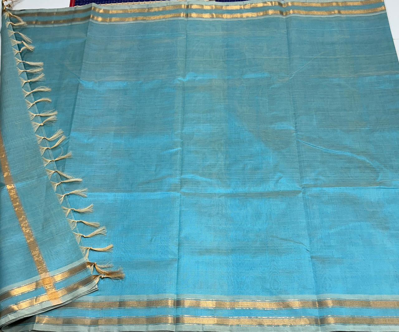 Handloom silk cotton saree - MS209