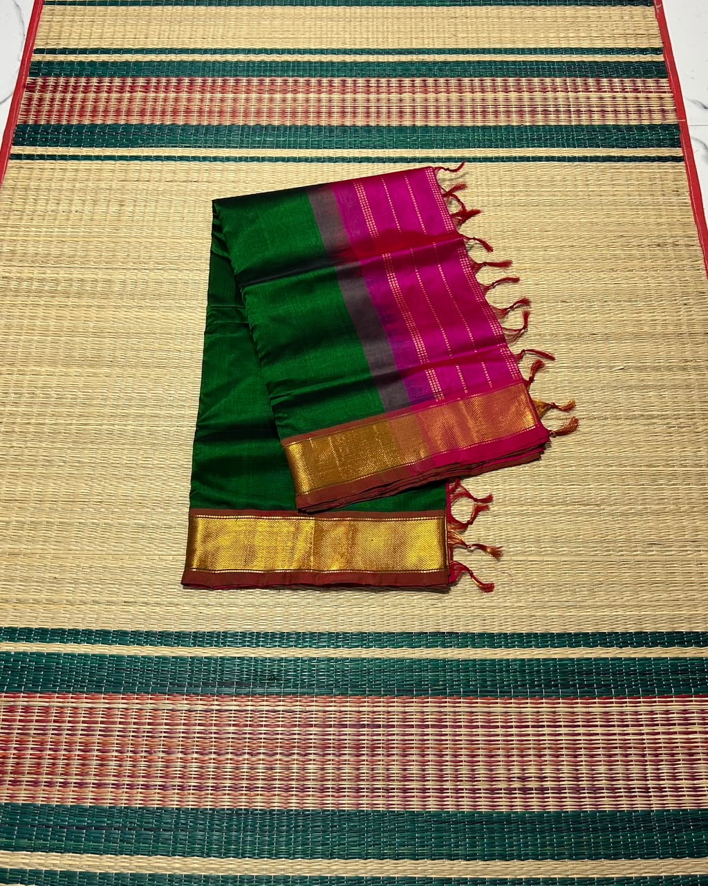 Handloom simple silk cotton saree - MS311