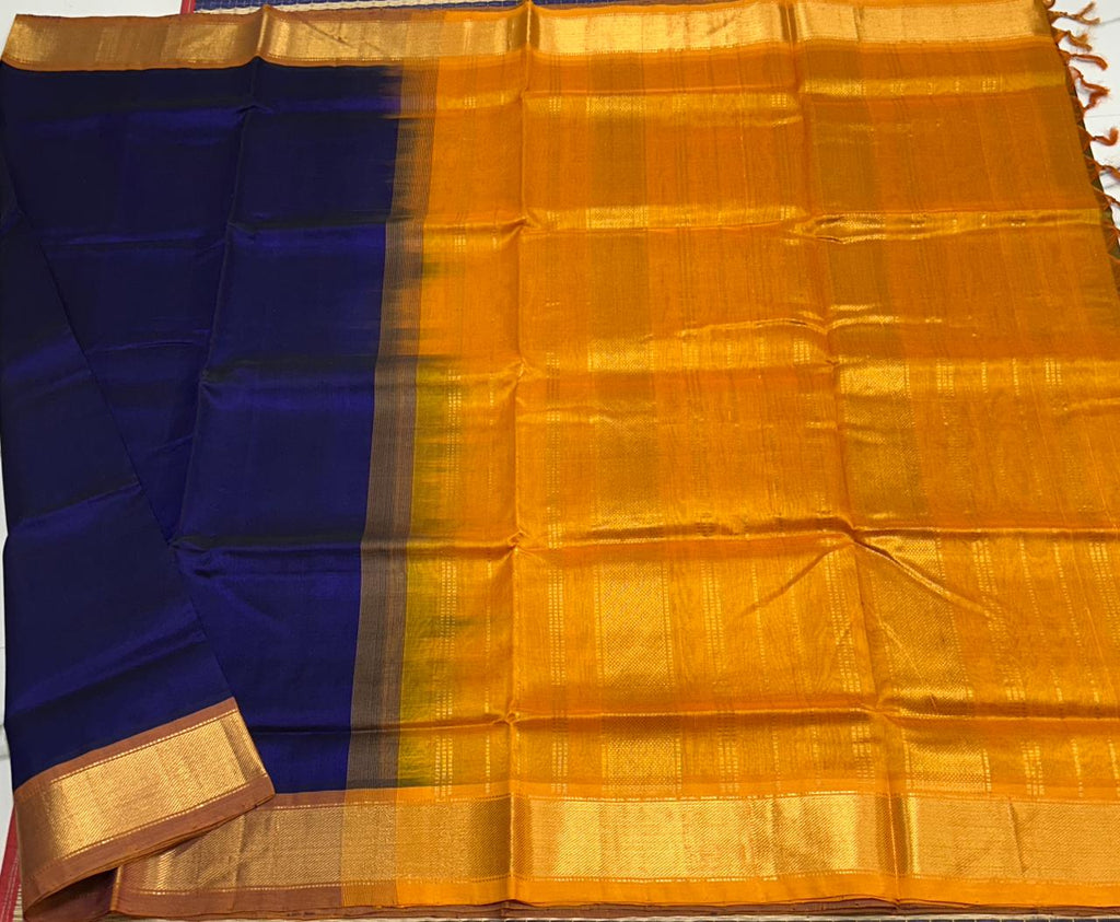Handloom simple silk cotton saree - MS206