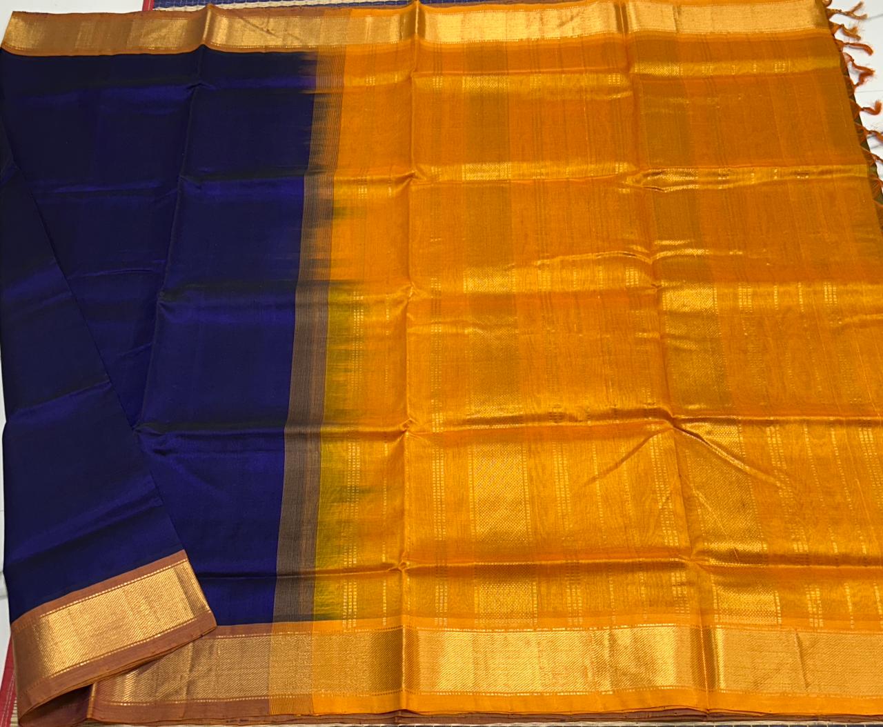 Handloom simple silk cotton saree - MS206