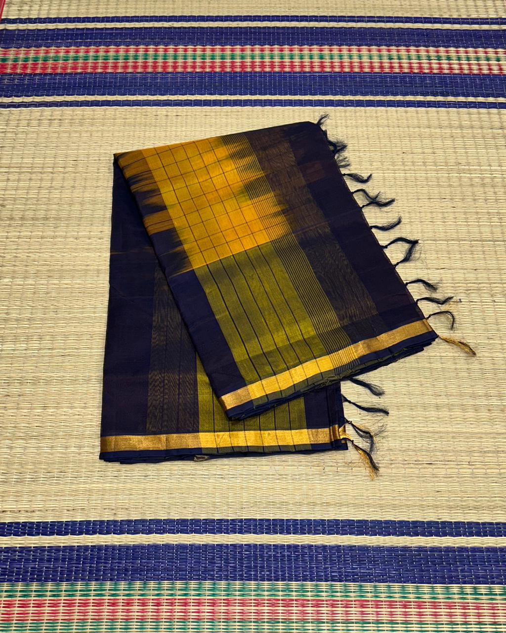 Handloom silk cotton saree - MS163