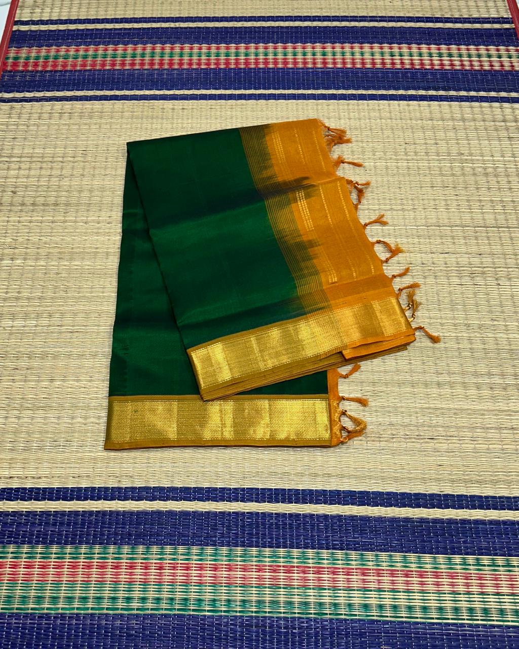 Handloom simple silk cotton saree - MS184