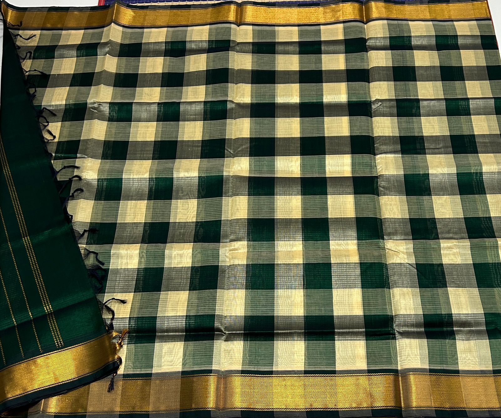 Handloom Paalum pazhamum silk cotton saree - MS090
