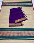 Handloom semi simple silk cotton saree - MS383